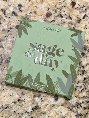 ColourPop Sage the Day Eyeshadow Palette — Sage Green Packaging